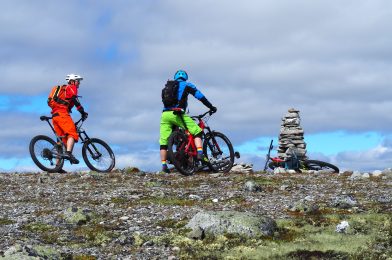 Sykkel øl og mat. Stisykling i Alvdal og på Tronfjel